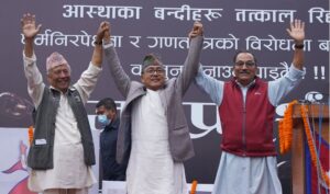 एकताको झल्को दिने राजावादीको सभा एकताको झल्को दिने राजावादीको सभा